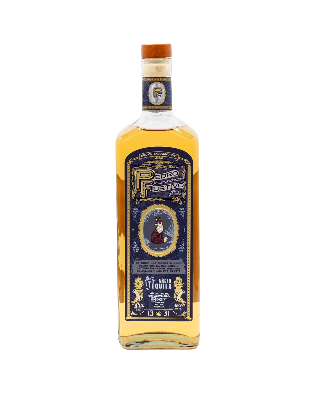 Pedro Furtivo Añejo tequila bottle