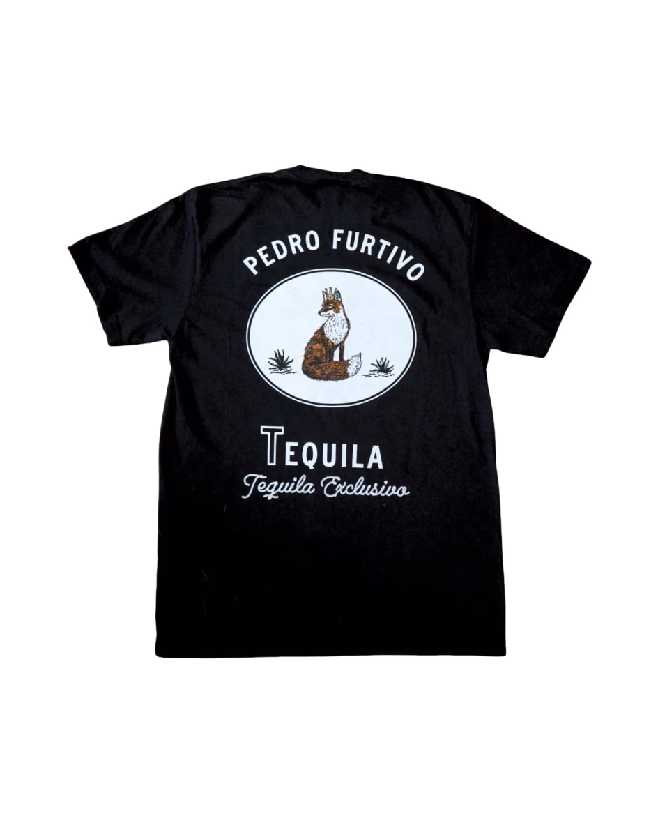 Pedro Furtivo tee in black, back