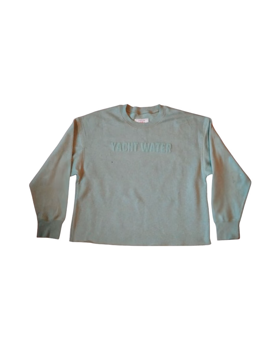 Yacht Water oversized reverse fleece in moss