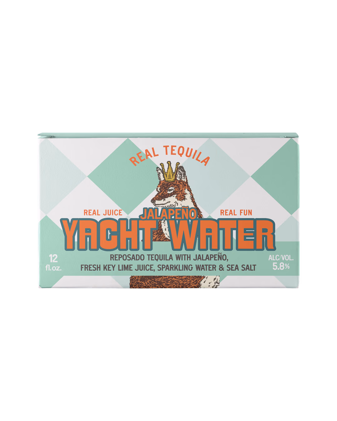 Yacht Water Jalapeño six-pack carton