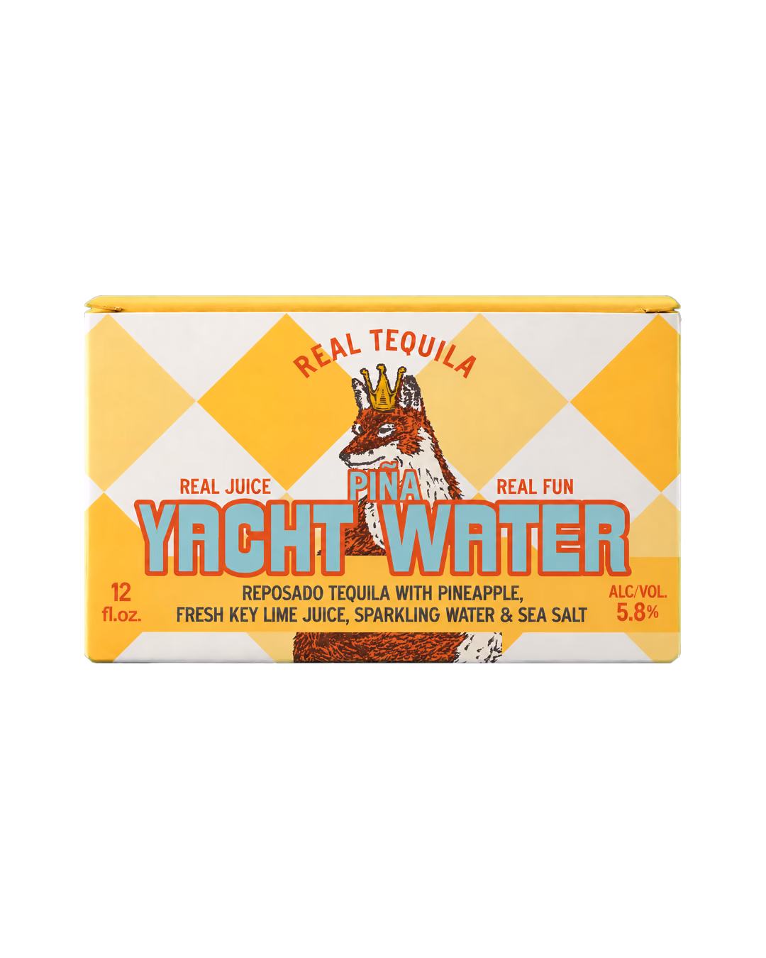 Yacht Water Piña six-pack carton
