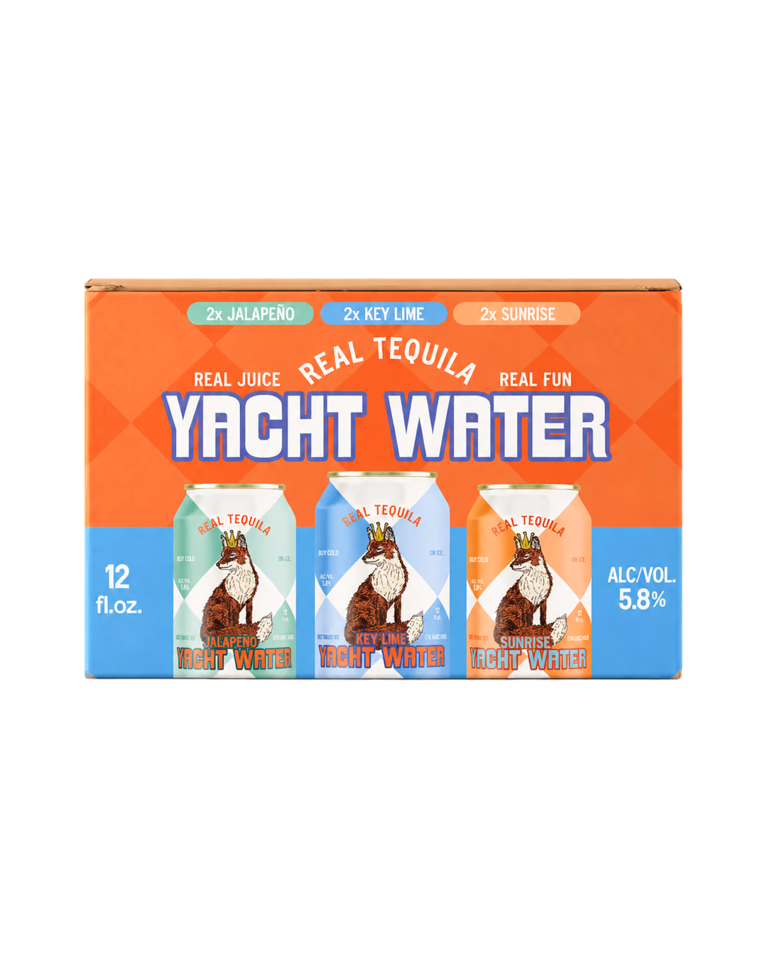 Yacht Water variety six-pack carton